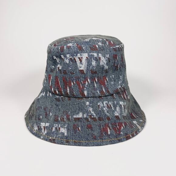 Lanvin Blue Future Edition Denim Fisherman Bucket Hat - Picture 2 of 7